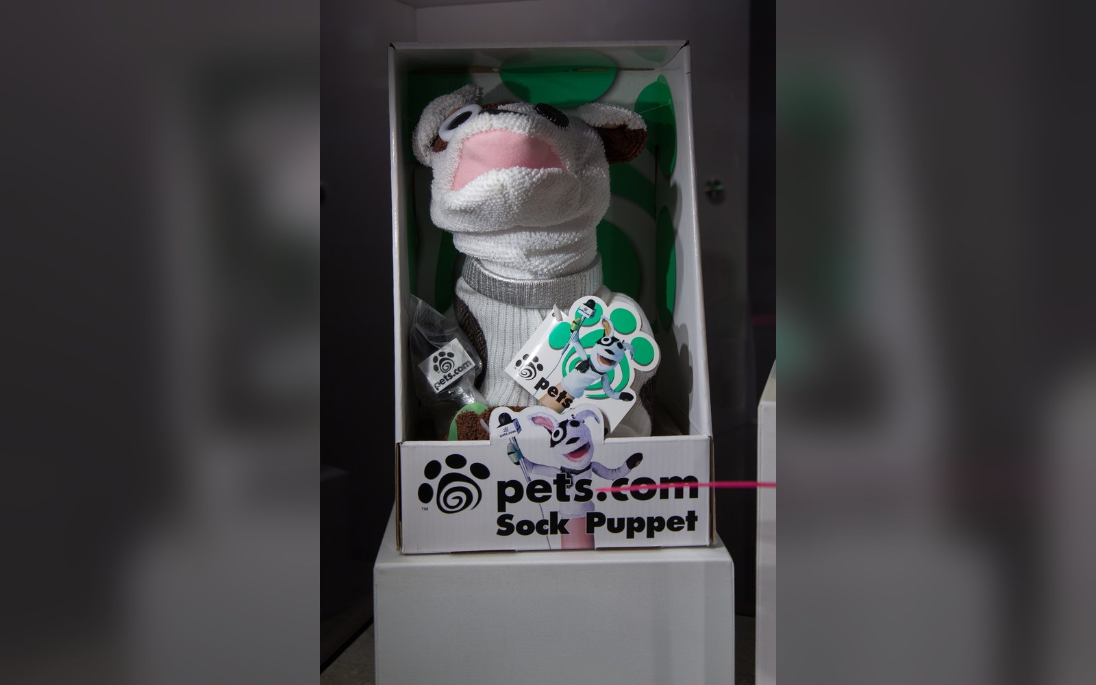 Pets.com sock puppet mascot public event 1999